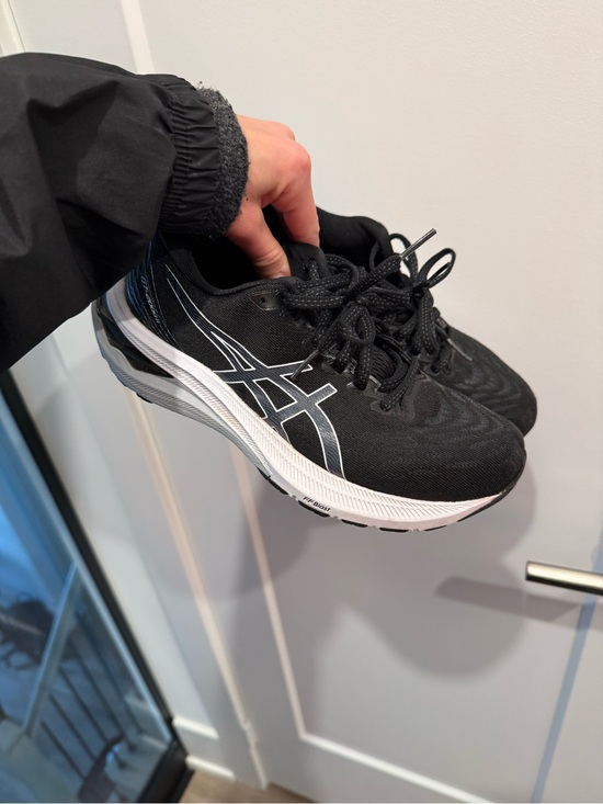 Asics Shoes - ASICS Black & White Running Shoes